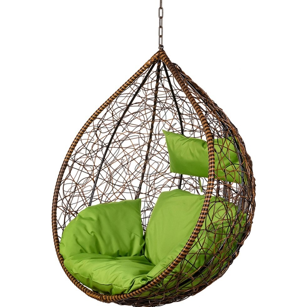 Подвесные кресла без стойки из ротанга