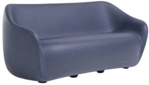 Диван пластиковый двухместный Reborn Standard темно-синий 1180х800х700 мм