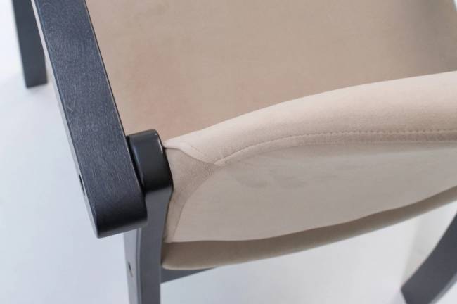 Стул-кресло Джуно 2.0 чёрный/бежевый