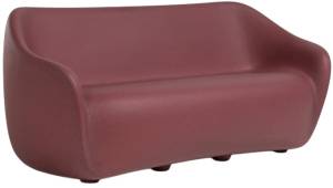 Диван пластиковый двухместный Reborn Standard гибискус красный 1180х800х700 мм