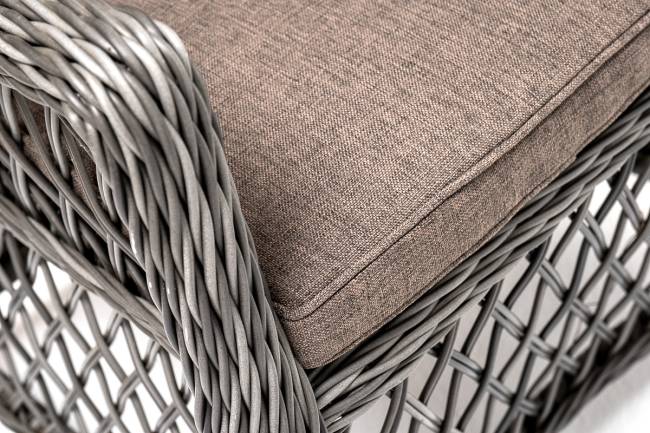 "Эспрессо - 80 L" обеденная группа плетеная, цвет графит