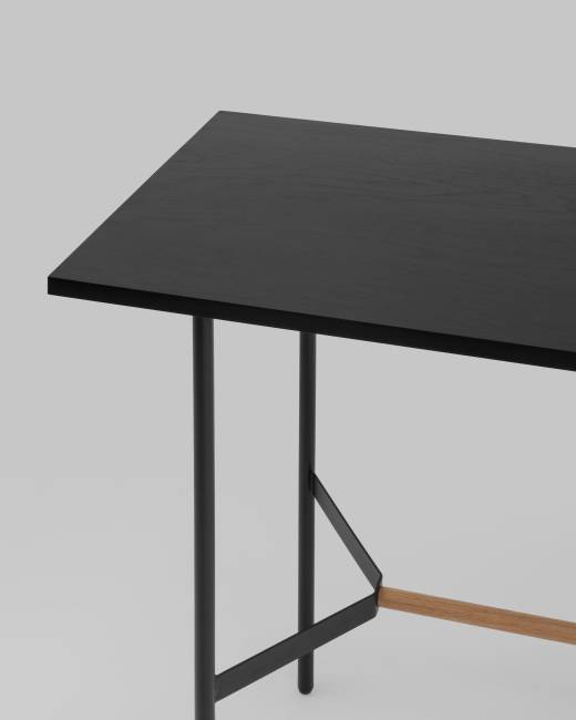 Стол барный Knobb 120*60 черный