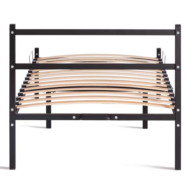 Кровать Marco металл, 90х200см, черный