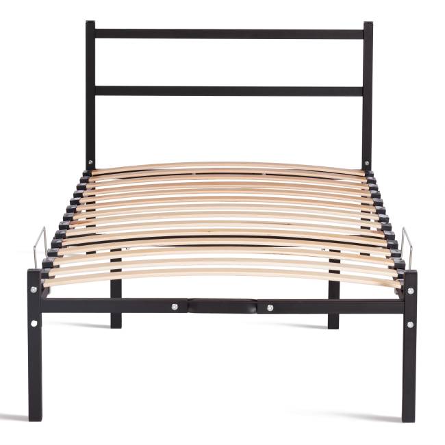 Кровать Marco металл, 90х200см, черный