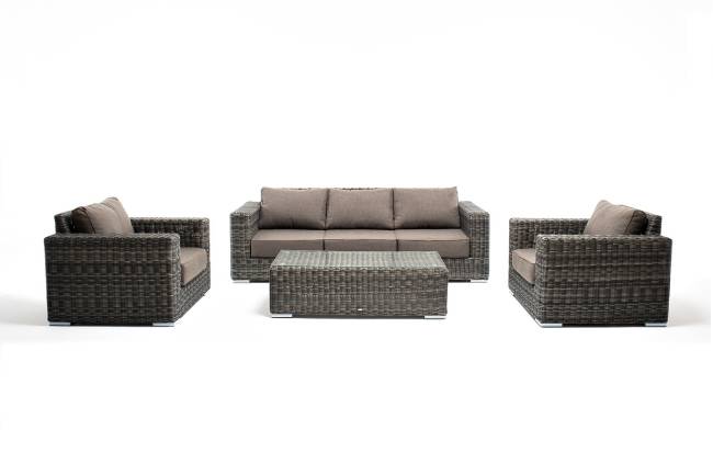 "Боно" лаунж-зона из искусственного ротанга, цвет графит "Боно" лаунж-зона из искусственного ротанга, цвет графит