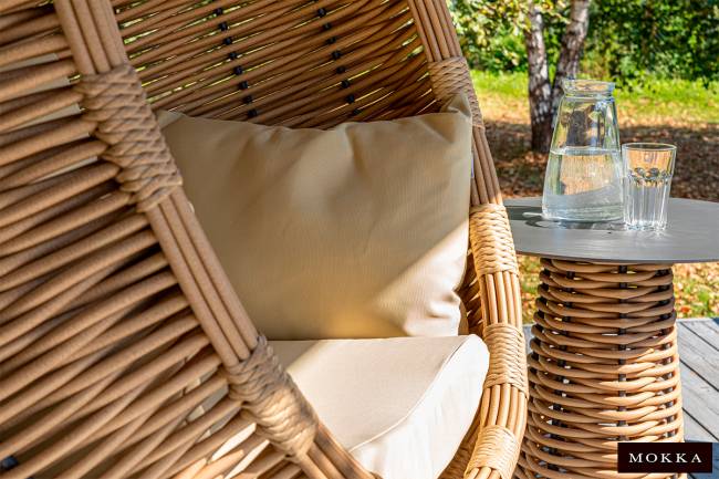 MOKKA MAJORCA подвесное кресло, цвет соломенный