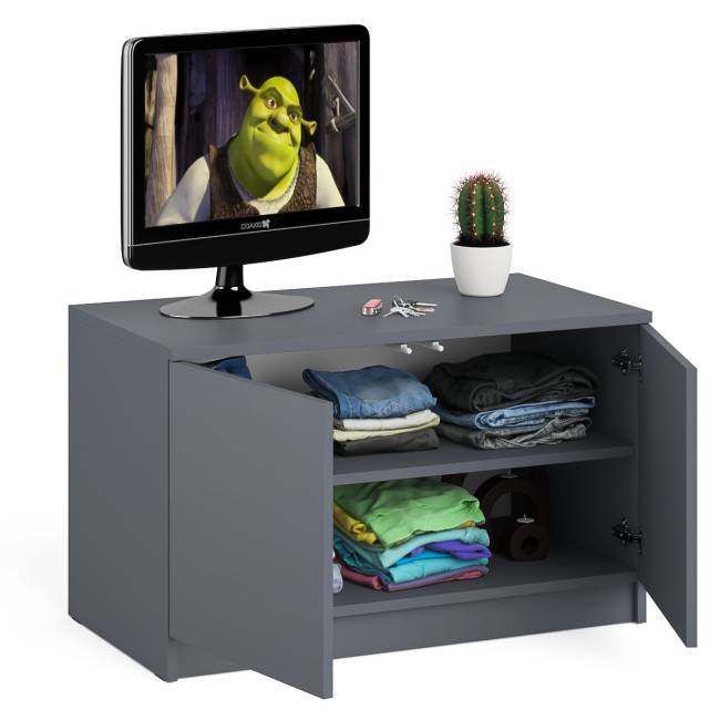 Тумба/антресоль Мори МА900.1 цвет графит Тумба/антресоль Мори МА900.1 цвет графит