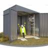 Хозблок SKOGGY секционный с односкатной крышей 3 х 2 м, брутальный серый