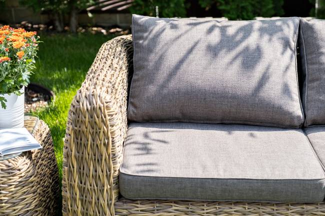 "Кальяри" диван из искусственного ротанга (гиацинт) трехместный, цвет соломенный "Кальяри" диван из искусственного ротанга (гиацинт) трехместный, цвет соломенный