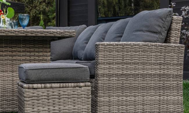 Угловой комплект ZORRO PLUS DOUBLE серого цвета