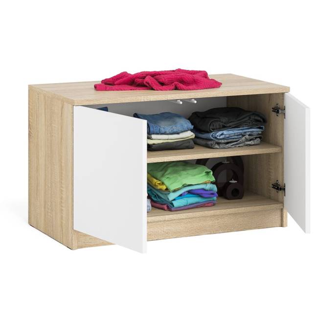 Тумба/антресоль Мори МА900.1 цвет дуб сонома/белый