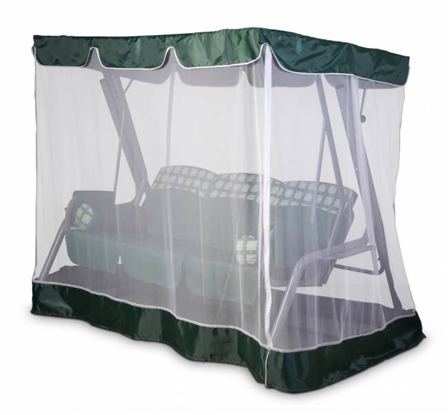 Тент-крыша + москитная сетка 76-е Люкс 244х142х170, зеленый