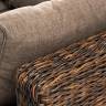 "Лунго" трансформирующаяся лаунж-зона из искусственного ротанга (гиацинт), цвет коричневый "Лунго" трансформирующаяся лаунж-зона из искусственного ротанга (гиацинт), цвет коричневый