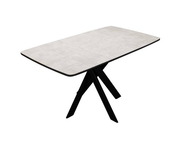 Стол DikLine DB110 Хромикс белый/опоры черные Стол DikLine DB110 Хромикс белый/опоры черные