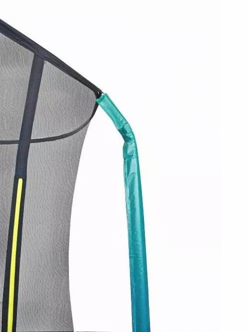 Батут 12FT 3,66м с защитной сеткой (внутрь) с лестницей, зелёный