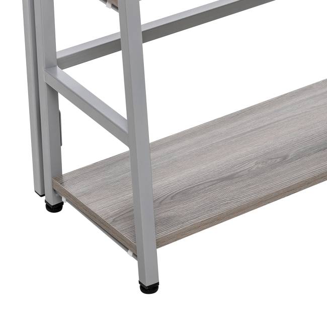 Стеллаж раскладной Leset Пако 800 трапеция Серый