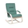 Кресло-качалка Leset Милано Слоновая кость V43 зелёный