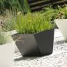 Кашпо для цветов "Prosperplast Tubus Case", антрацит, 38,6л Кашпо для цветов "Prosperplast Tubus Case", антрацит, 38,6л