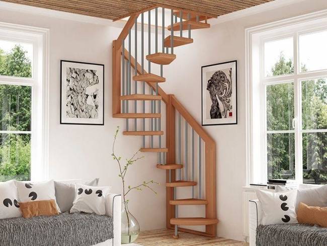 Деревянная лестница ЛВ-1.0