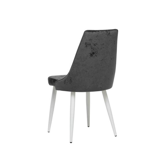 Стул Leset Эби ЛЮКС Белый Crash LUX 15 (антрацит)