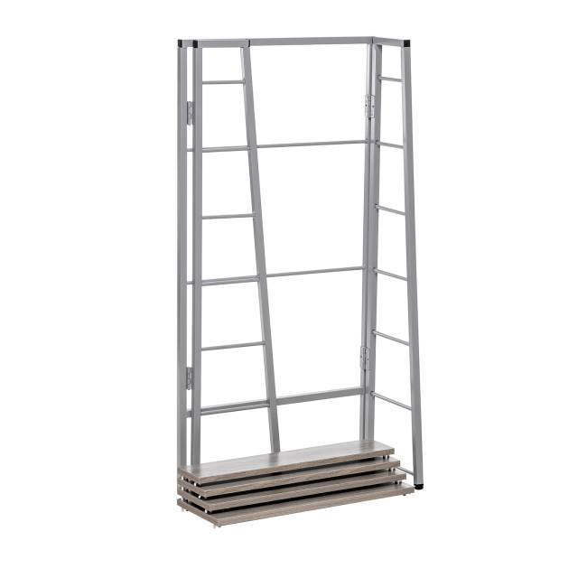 Стеллаж раскладной Leset Пако 1200 трапеция Серый