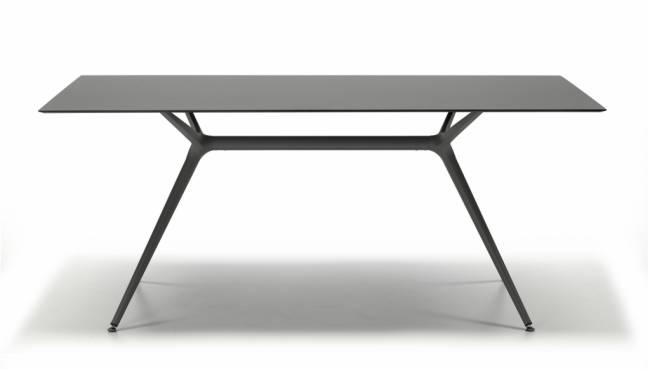 Столешница прямоугольная для подстолья Metropolis L антрацит 1800х900х12 мм