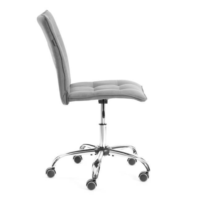 Комплект кресло+стул Bari/Бари LT, велюр, серый/черный, 29 серый/черный флок