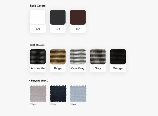 Диван модульный Slim Stripe антрацит, светло-серый 1480х740х687 мм