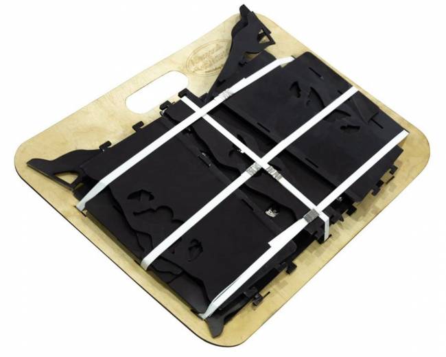 Мангал разборный "Леди", сталь AISI304, 3мм