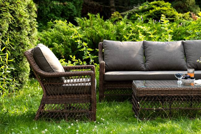 "Гранд Латте" лаунж-зона из искусственного ротанга, цвет коричневый "Гранд Латте" лаунж-зона из искусственного ротанга, цвет коричневый