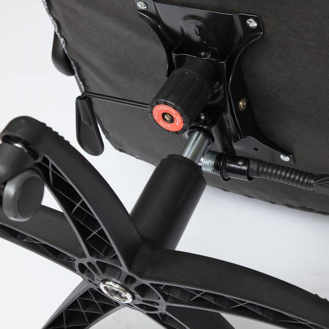 Кресло DUKE флок/ткань, коричневый/бронза, 6/TW-21 коричневый/бронза флок/ткань