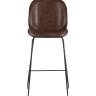 Стул барный Beetle PU со спинкой коричневый 2 шт