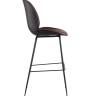 Стул барный Beetle PU со спинкой коричневый 2 шт