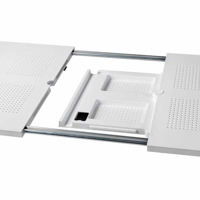 Стол пластиковый раздвижной Libeccio белый 1600-2200х740х1000 мм Стол пластиковый раздвижной Libeccio белый 1600-2200х740х1000 мм