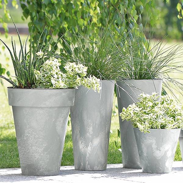 Кашпо для цветов Tubus Slim Beton DTUS400E-422U бетон 2 предмета 35 и 64 л Кашпо для цветов Tubus Slim Beton DTUS400E-422U бетон 2 предмета 35 и 64 л
