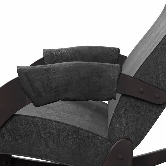 Кресло-качалка Каула М экокожа Дунди 109, каркас венге Кресло-качалка Каула М экокожа Дунди 109, каркас венге