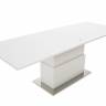 Стол-трансформер Левмар Slide G15/S79 белый глянец/ опоры нерж.сталь