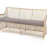 "Латте" диван двухместный из искусственного ротанга, цвет соломенный "Латте" диван двухместный из искусственного ротанга, цвет соломенный