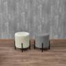 Стул-пуф Otis светло-серый, искусственный мех Стул-пуф Otis светло-серый, искусственный мех