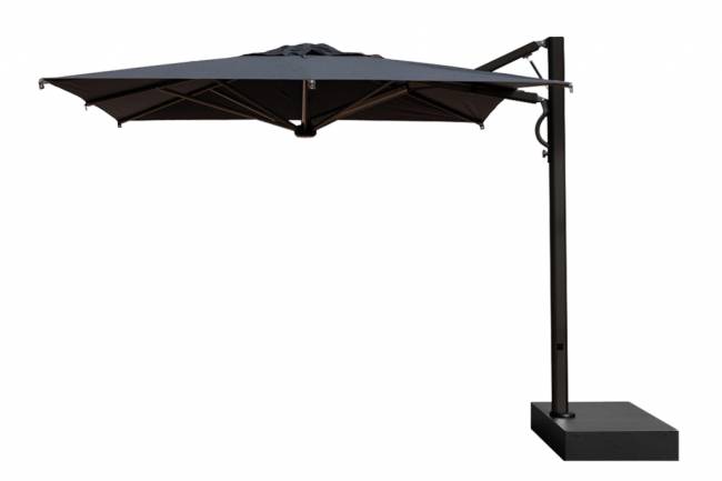 Зонт профессиональный 2.9х2.9 м Astro Carbon черный 2900х2900 мм