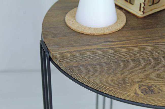 Столик кофейный Sheffilton SHT-CT33 черный муар/светлый орех Столик кофейный Sheffilton SHT-CT33 черный муар/светлый орех