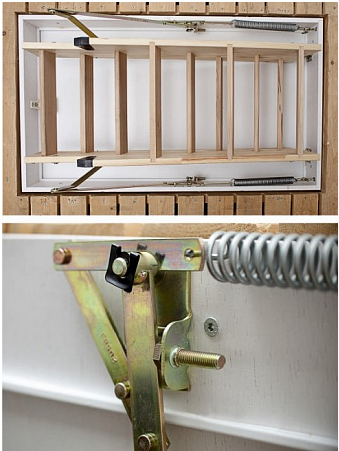 Чердачная складная лестница ClickFIX 120x60 Чердачная складная лестница ClickFIX 120x60