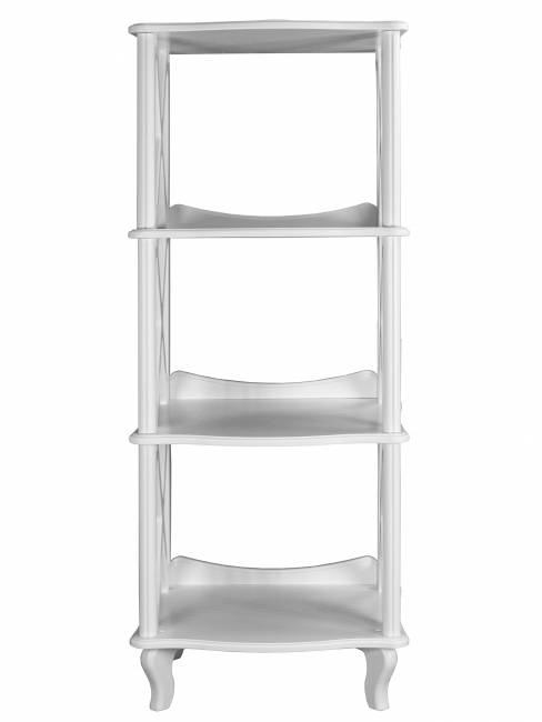 Этажерка-стеллаж Джульетта 3 уровня, молочный дуб Л