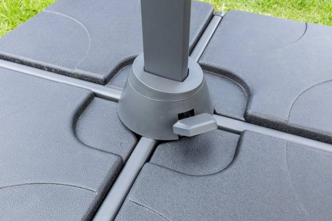 Зонт SKY BLACK круглый в комплекте с утяжелителями Зонт SKY BLACK круглый в комплекте с утяжелителями