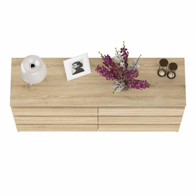 Комод на шесть ящиков Мори МК1380.6 цвет дуб сонома Комод на шесть ящиков Мори МК1380.6 цвет дуб сонома