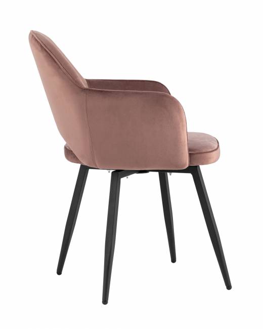 Стул Венера вращающийся велюр пыльно-розовый 2 шт Стул Венера вращающийся велюр пыльно-розовый 2 шт