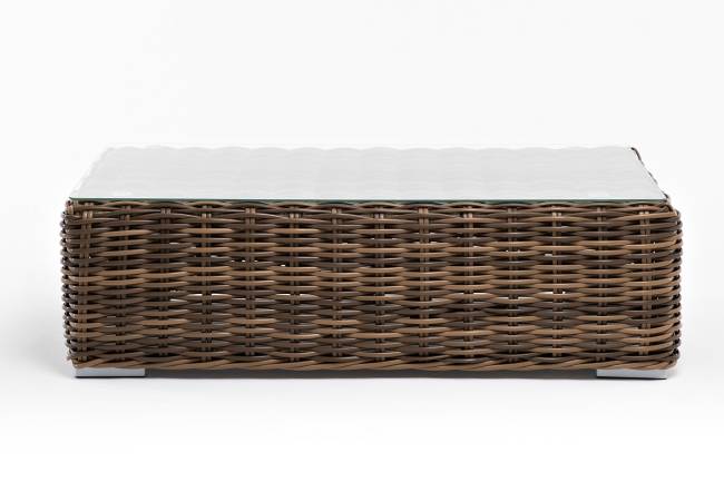 "Палермо" журнальный столик из искусственного ротанга, цвет соломенный "Палермо" журнальный столик из искусственного ротанга, цвет соломенный
