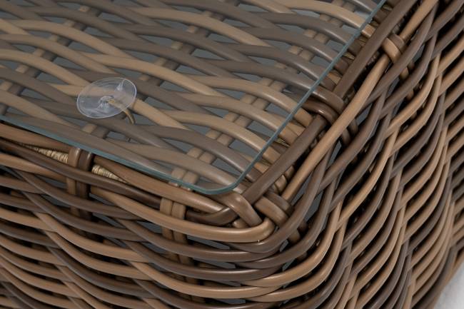 "Палермо" журнальный столик из искусственного ротанга, цвет соломенный "Палермо" журнальный столик из искусственного ротанга, цвет соломенный