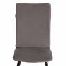 Стул обеденный La Rousse флок , серый/черный, 29, 49х50х93 серый флок