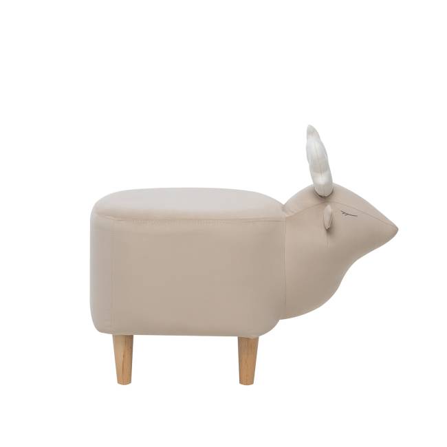 Пуф Leset Maral COMBI V18 бежевый, компаньон V01 белый Бук